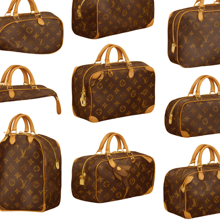 Louis Vuitton cosmetic bag  emoji