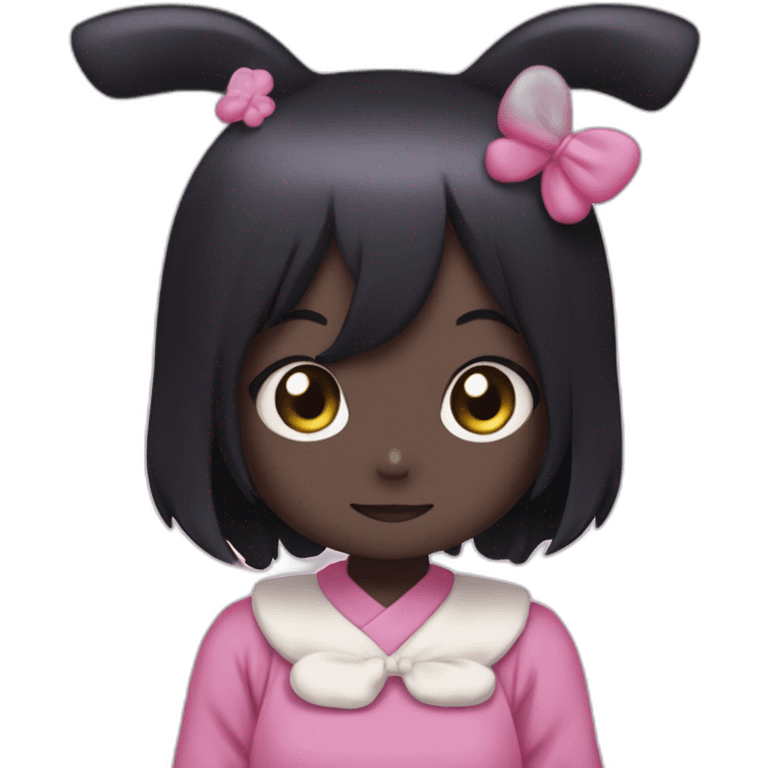 Kuromi sanrio emoji