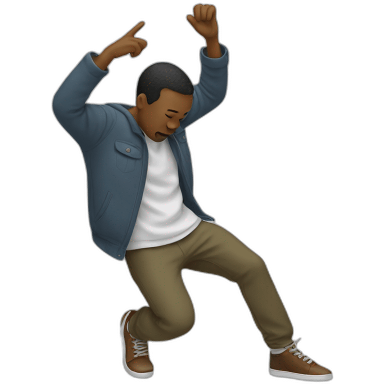 Person doing a dab emoji