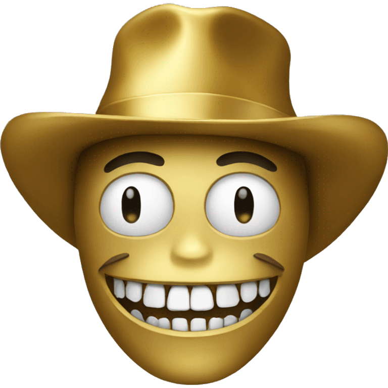 Gold Teeth And Hat emoji