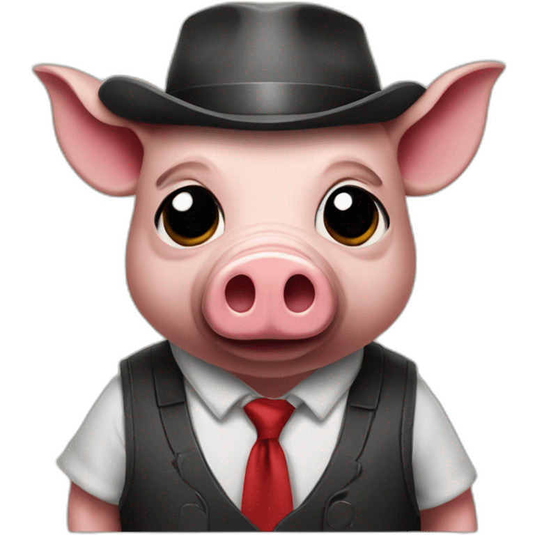 cochon gangster americain emoji