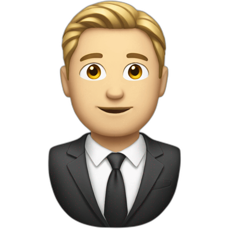 white guy in suit emoji