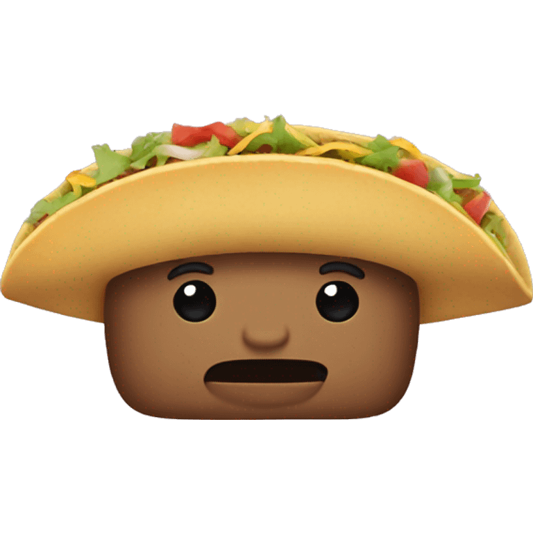 Person that is a taco emoji