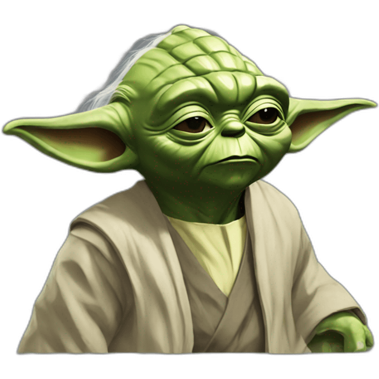 Yoda as a gangster in GTA 5 emoji