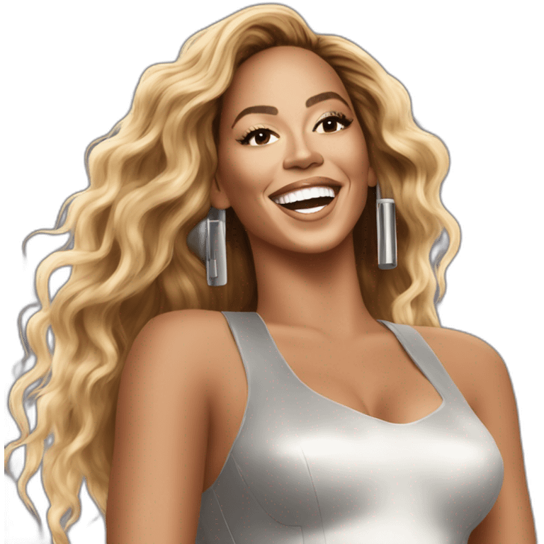 Concert beyoncé singing in mic emoji