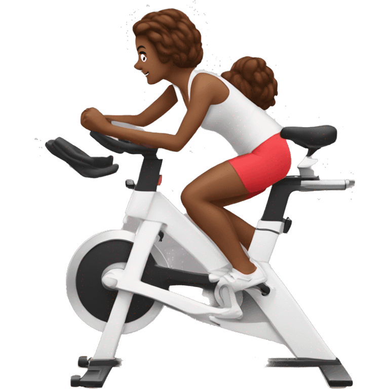 Spin class emoji