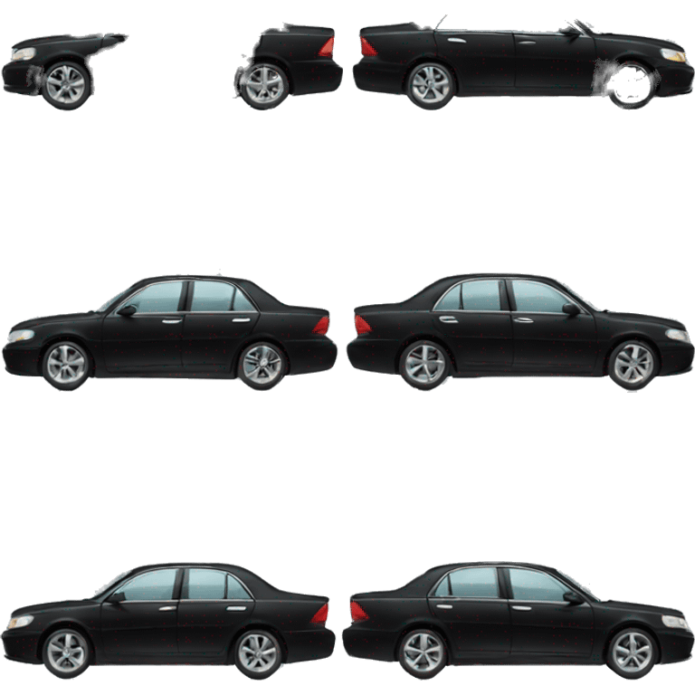 black sedan emoji