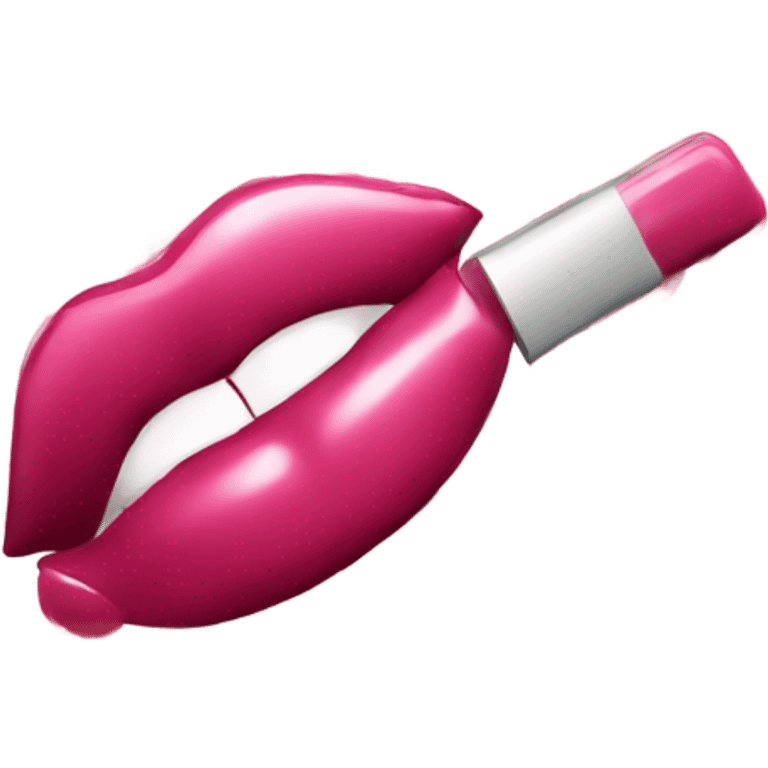 Lip gloss emoji