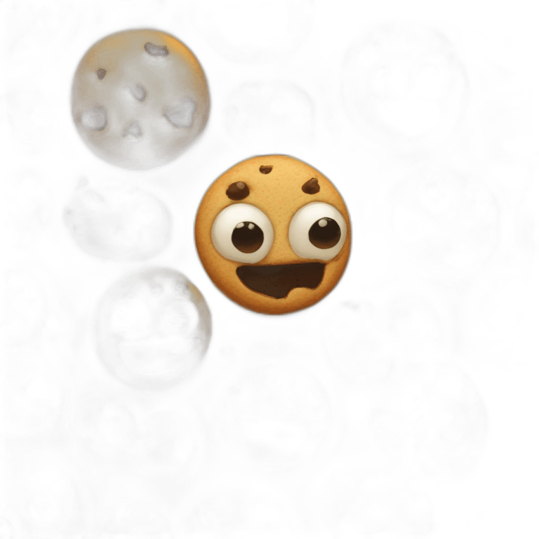 Monstre aux cookies emoji