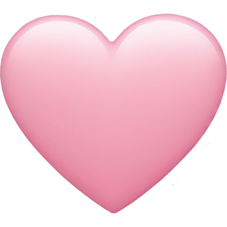 light pink heart emoji