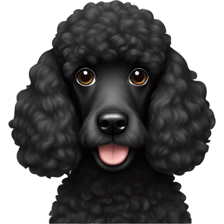 black poodle emoji