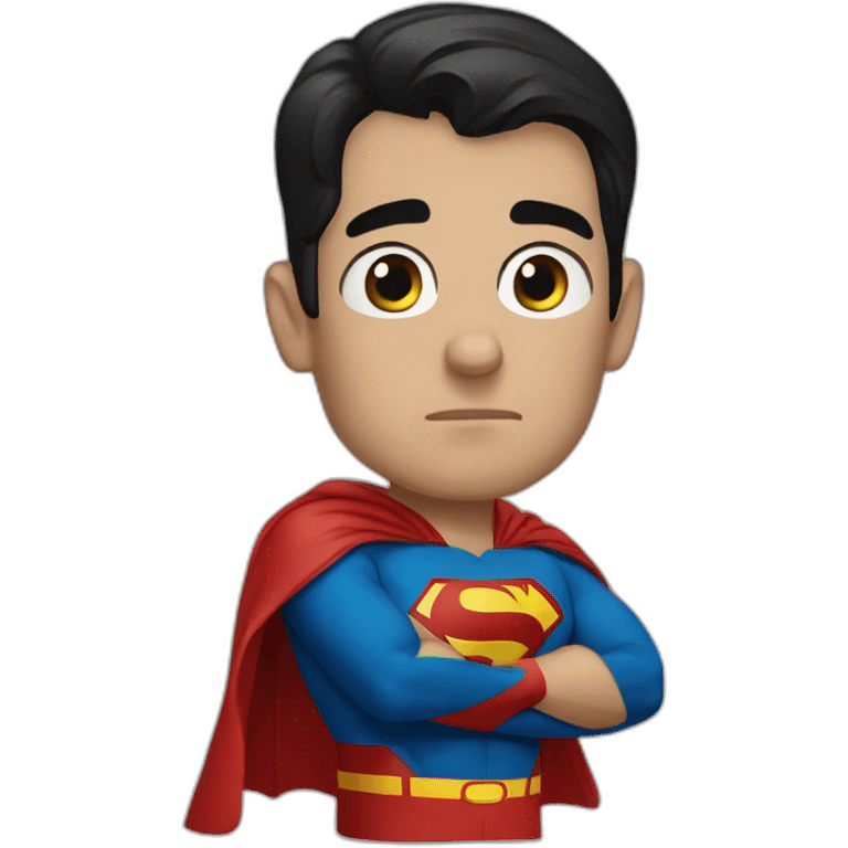 Superman boring emoji