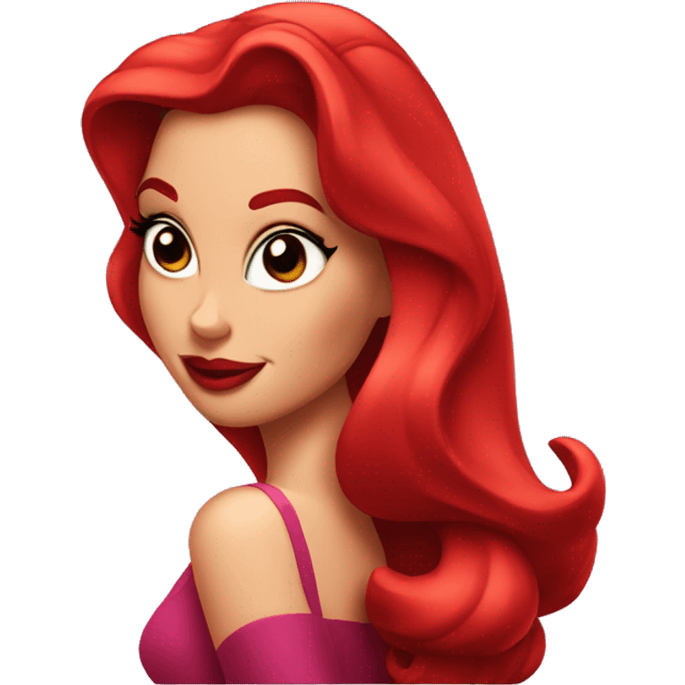 Jessica rabbit in love emoji