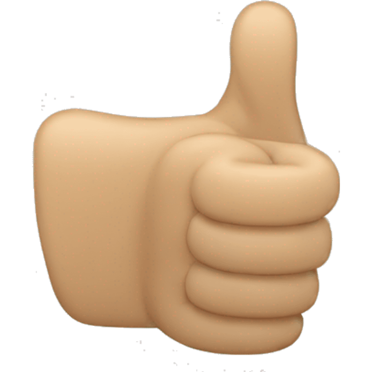 folded thum thumbs up emoji