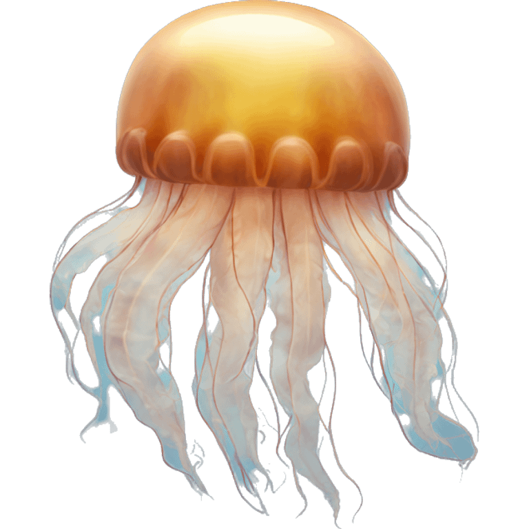 Realistic jellyfish emoji