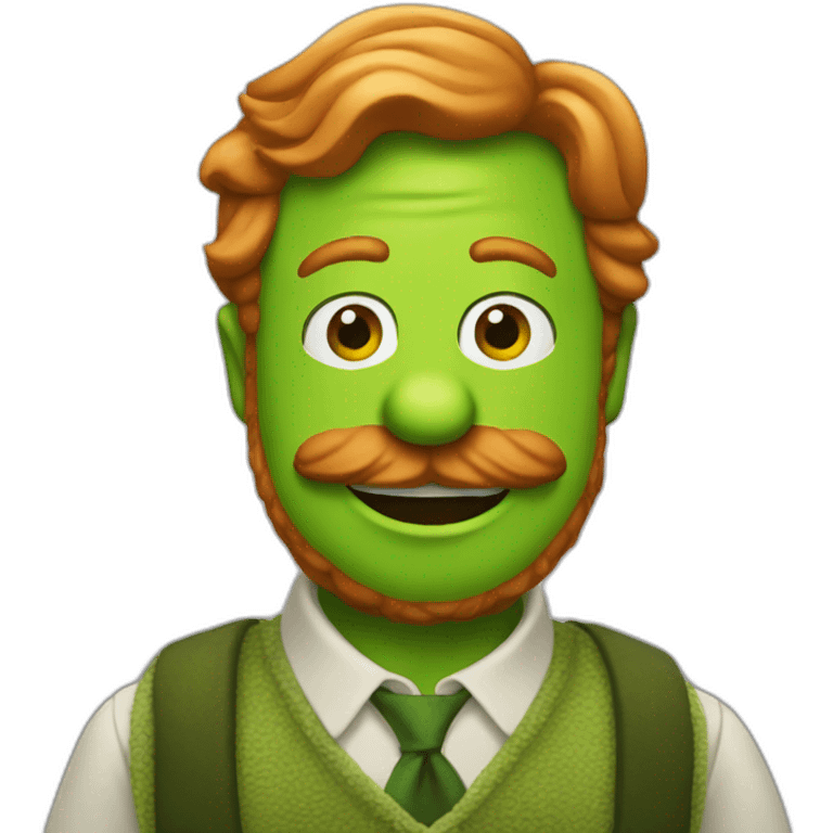 Kermit ginger beard emoji