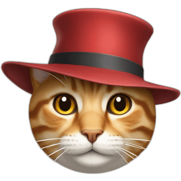 Cat in hat emoji