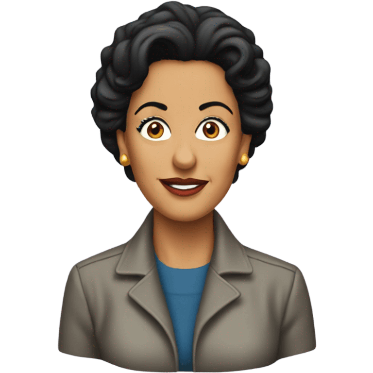 Elaine from Seinfeld emoji