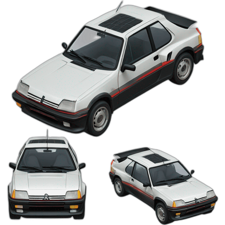 peugeot 205 t16 emoji