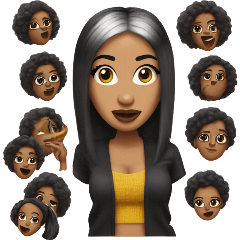 cardi b  emoji