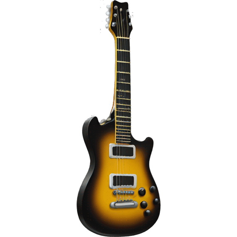 Black electrick guitare emoji