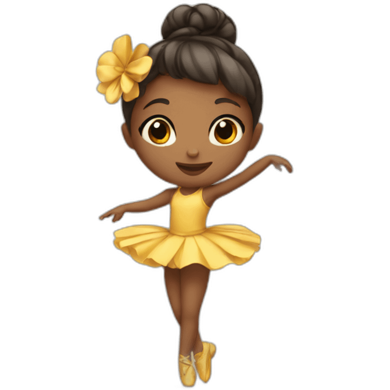 Dancer little girl emoji