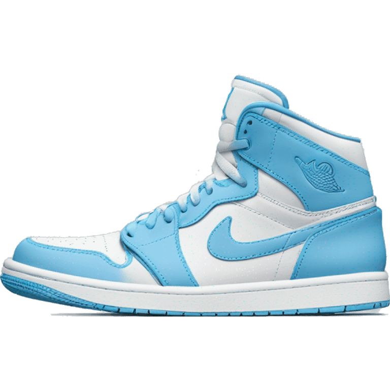 Light blue Jordan’s emoji