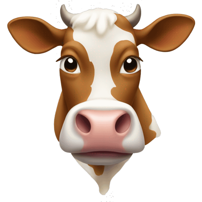 cow with udder side view emoji