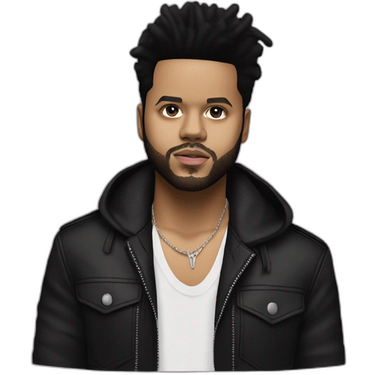 The Weeknd singer emoji