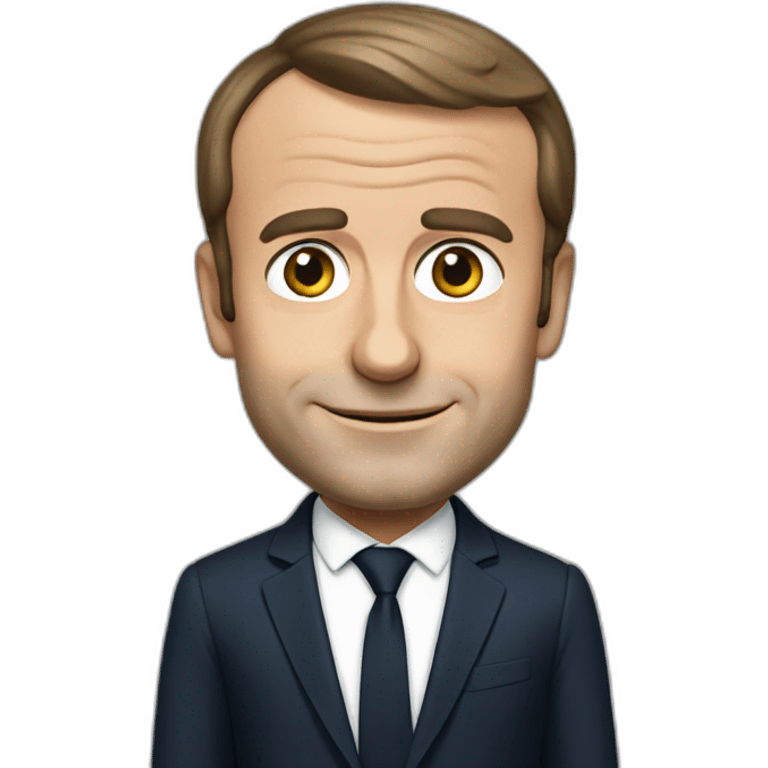 Emmanuel Macron emoji