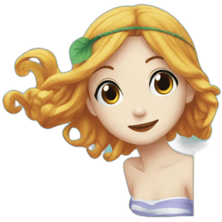 Emily rudd one piece nami emoji