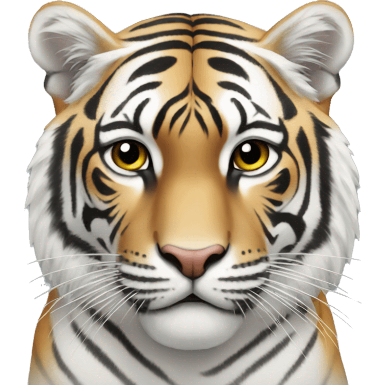 Tigre blanc emoji