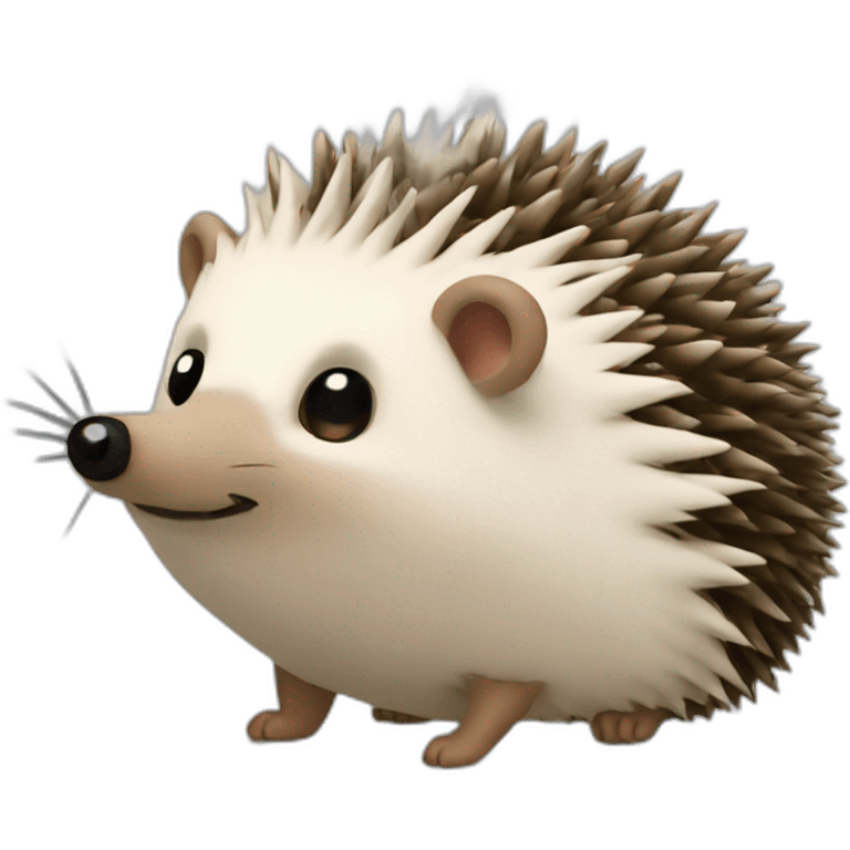 hedgehog smoke emoji