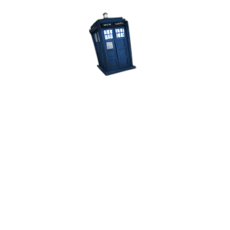 Doctor Who TARDIS emoji