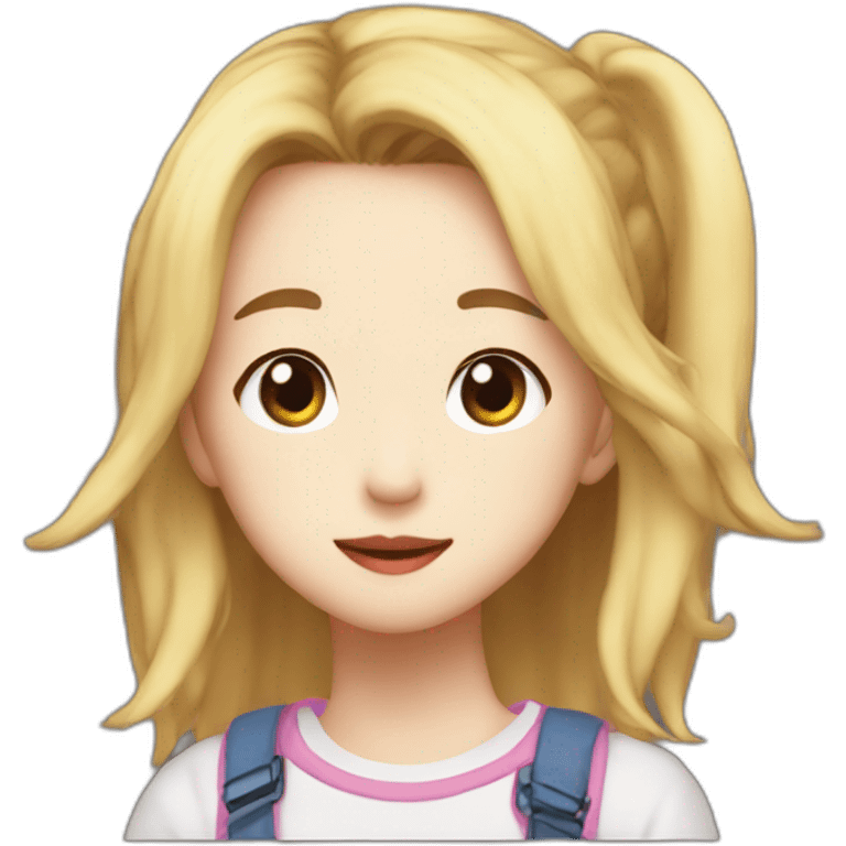 chaeyoung from the music band TWICE  emoji