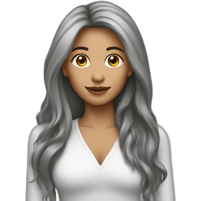 women-gray-longhair emoji