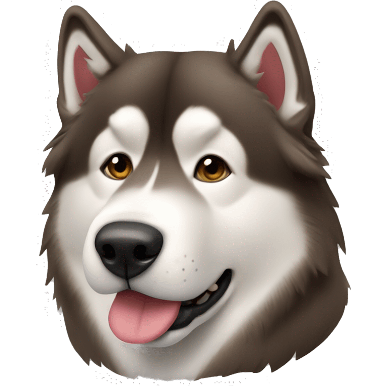 Brown Alaskan Malamute emoji