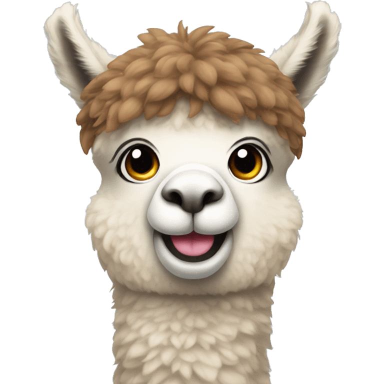 Alpaca with Mouse Ears emoji