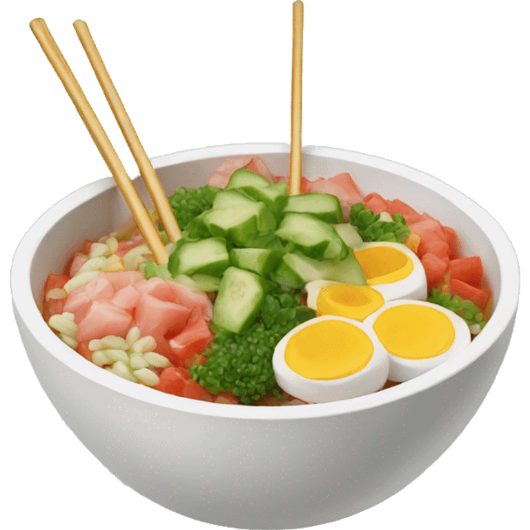 poke bowl emoji