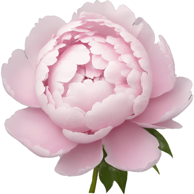 Light pink peonies  emoji