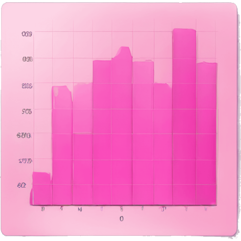 pink chart emoji