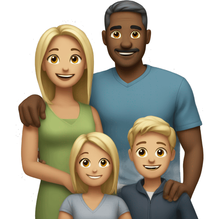 One happy family emoji