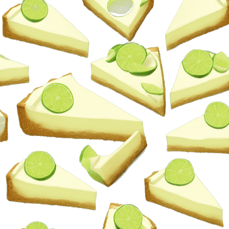 slice of key lime pie emoji