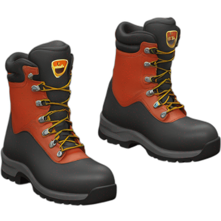 Haix fireman boots emoji