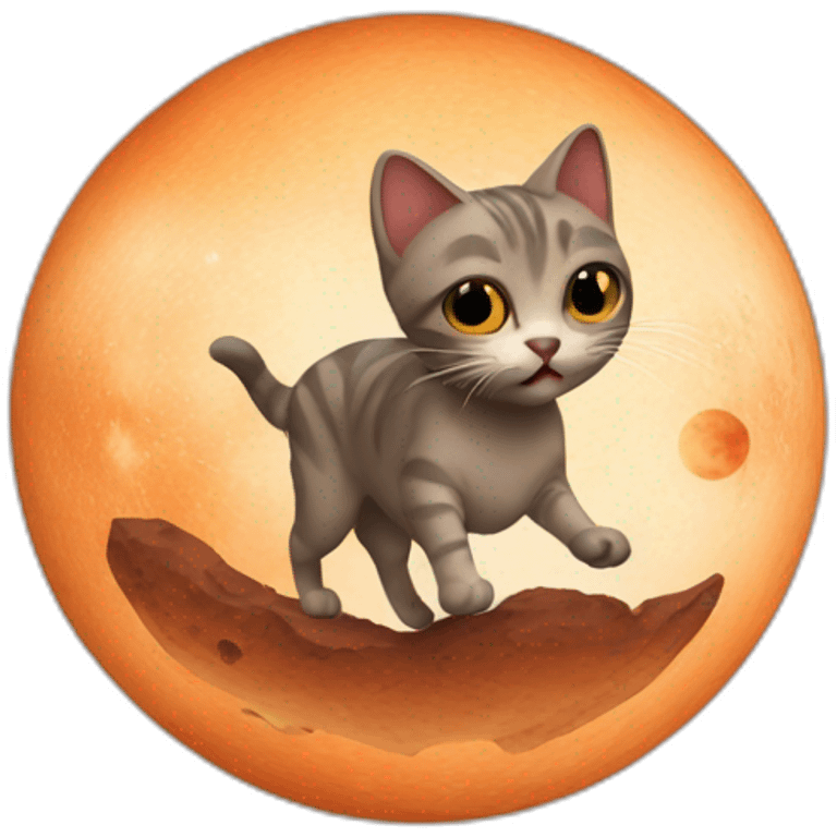 Cat destroyers mars emoji