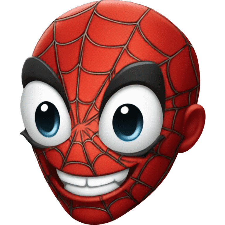 laughing spiderman emoji