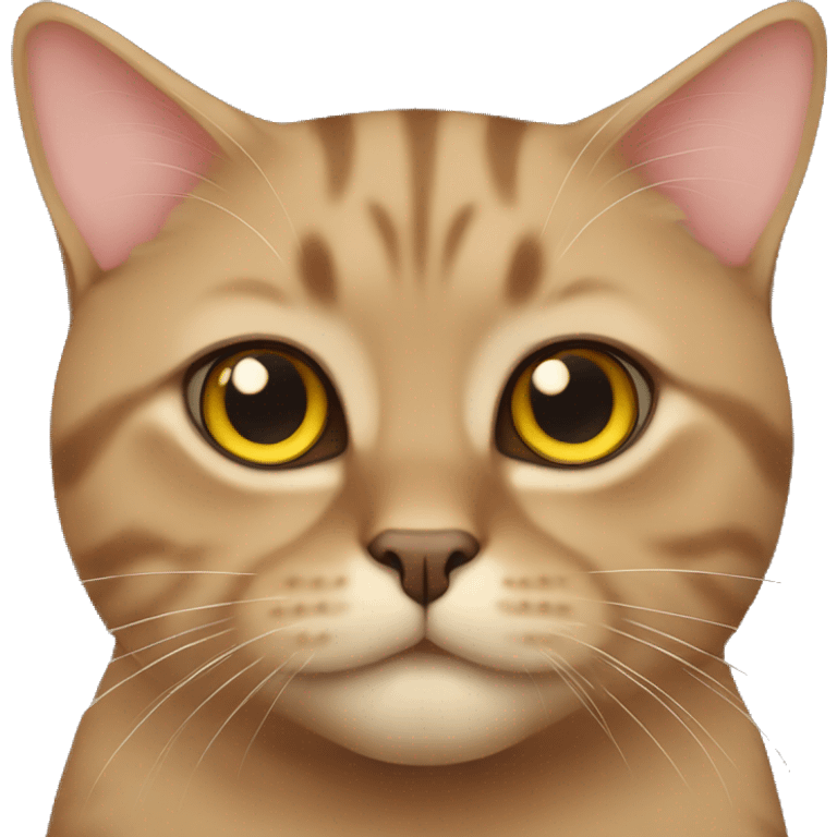 British brown cat emoji