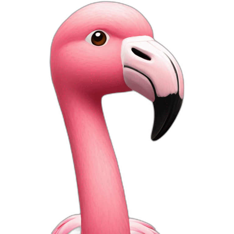 Man-flamingo emoji