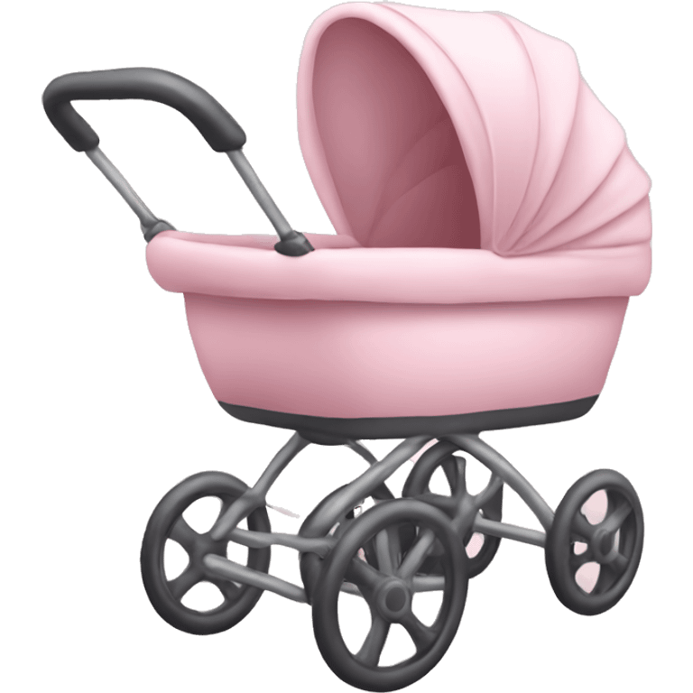 Light pink baby stroller emoji