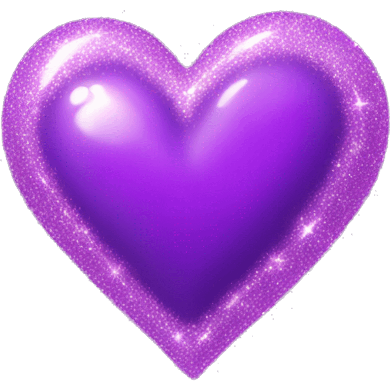 Sparkle Purple Heart emoji